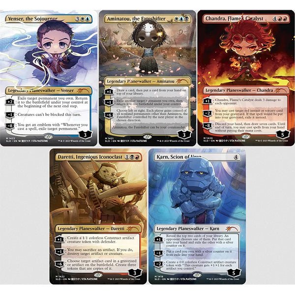 MTG Secret Lair: Li'l'est Walkers (Rainbow Foil Edition) - The Fourth Place MTG Secret Lair: Li'l'est Walkers (Rainbow Foil Edition) - The Fourth Place