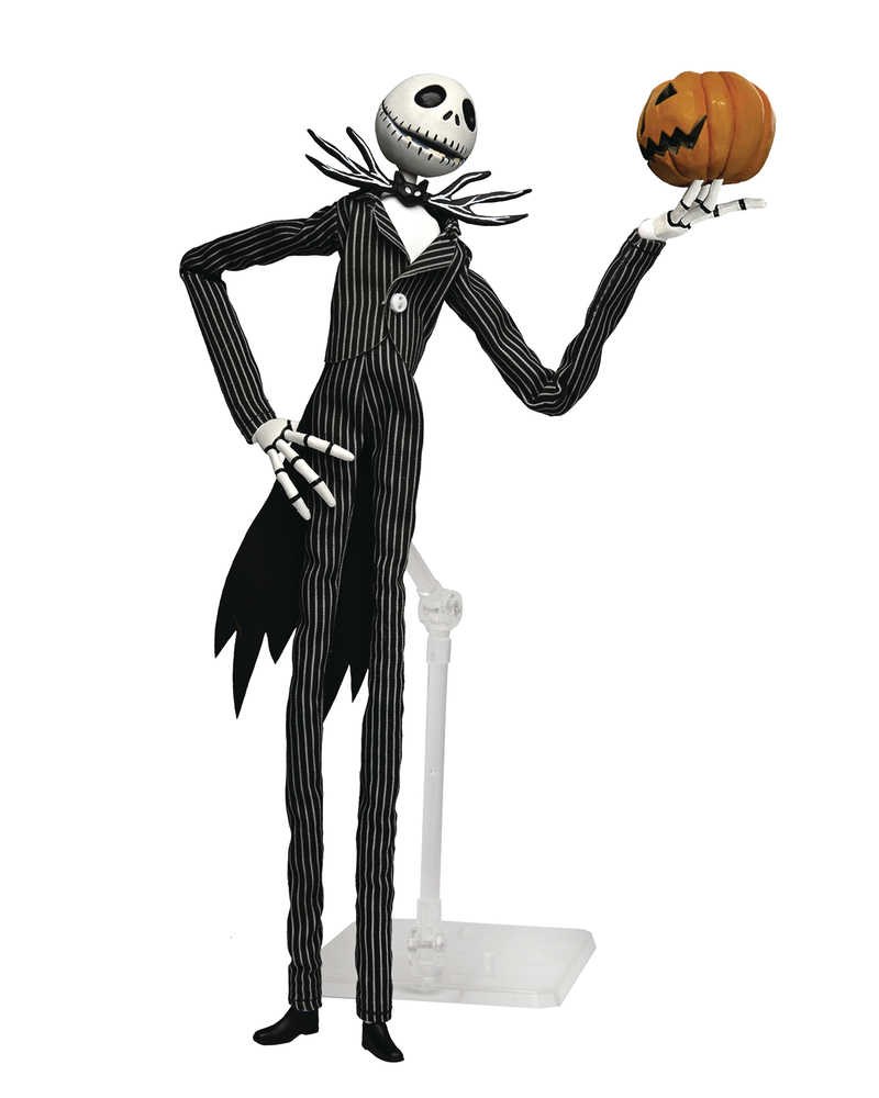 Nbc Jack Skellington with Pumpkin Action Figure - The Fourth Place, image size:800x1000