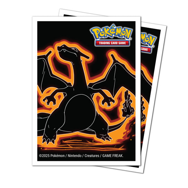 Pokemon Apex Deck Protectors - Neon Kanto - Charizard (105ct) - The Fourth  Place