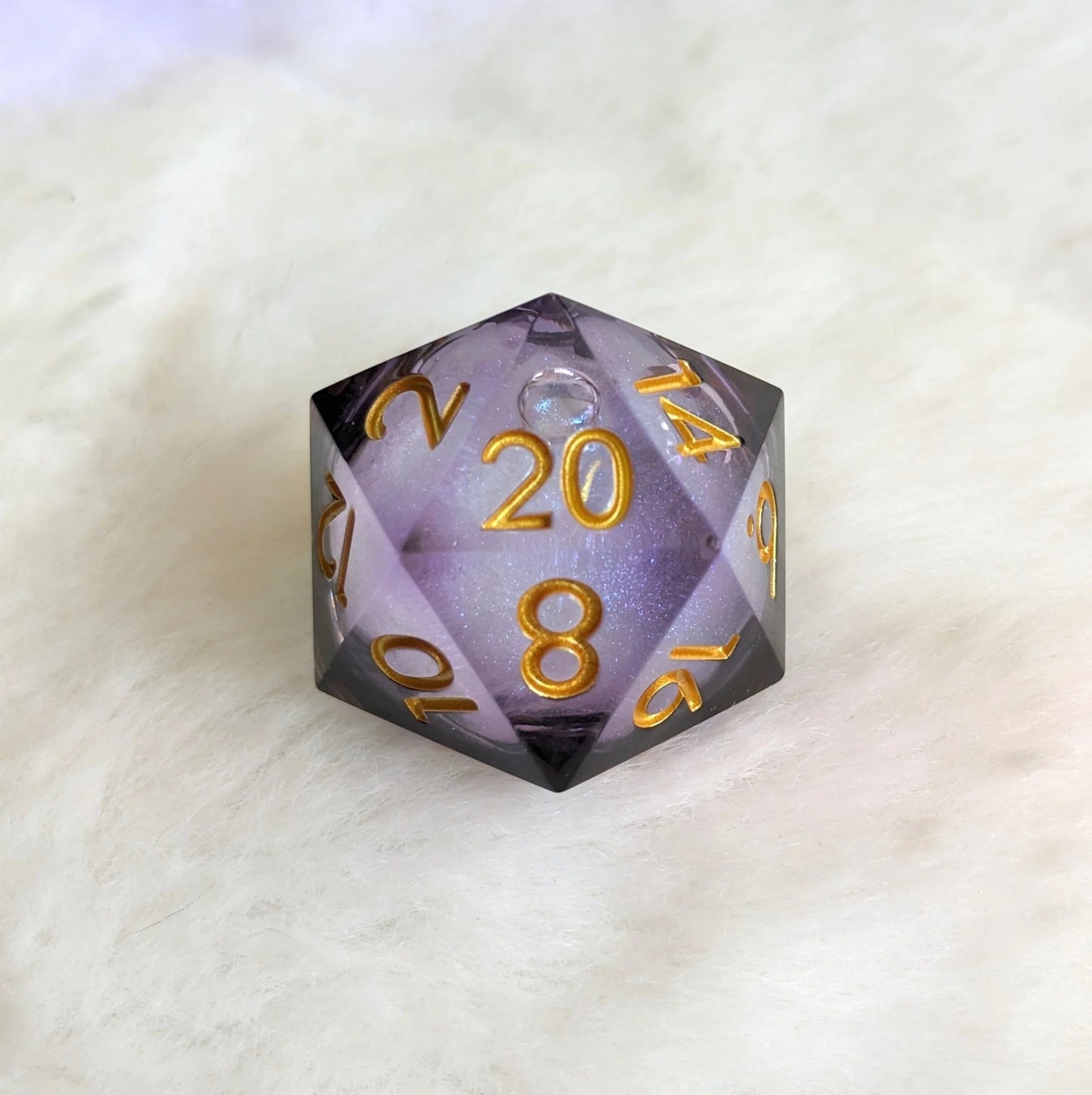 Night Castle - Large Glitter Shimmer Liquid Core D20
