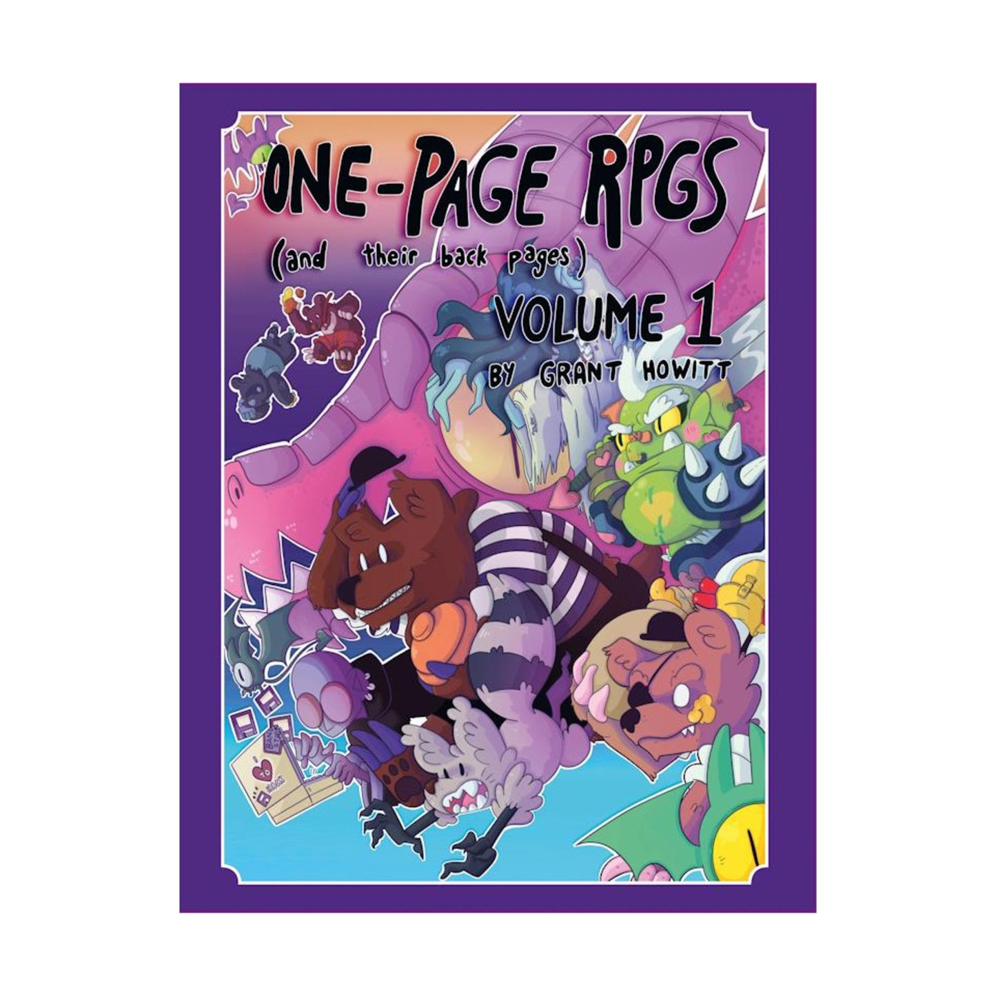 One-Page RPGs (and their back pages) Vol. 1 (Hardcover)
