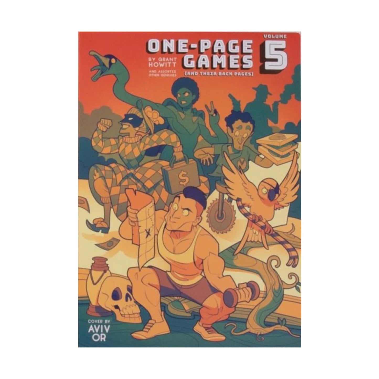 One-Page Games (and their back pages) Vol. 5 (Hardcover)