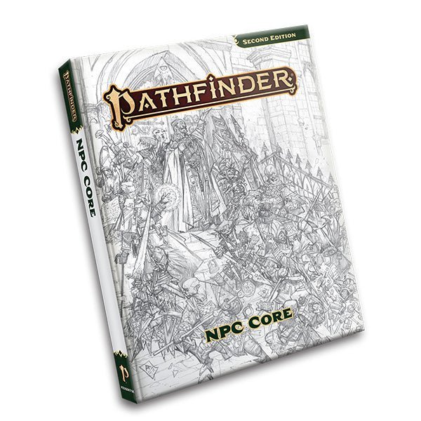 Pathfinder NPC Core - Sketch Cover (2e) - The Fourth Place