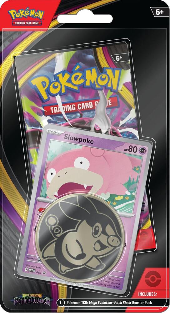 Pitch Black Slowpoke Checklane Blister - Pokémon TCG