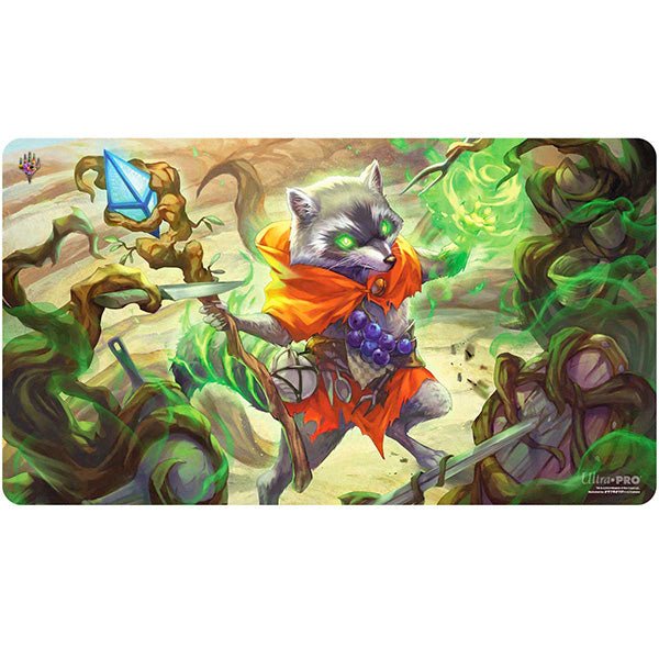 Playmat: MTG- Bloomburrow- Bello, Bard of the Brambles, Raised Foil Playmat: MTG- Bloomburrow- Bello, Bard of the Brambles, Raised Foil