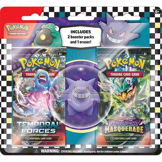 Pokemon TCG: Back to School 2024 Eraser Blister (2 types) - The Fourth Place