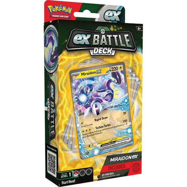 Pokemon TCG: Ex Battle Deck (2 Types) (Victini ex or Miraidon ex) - The Fourth Place