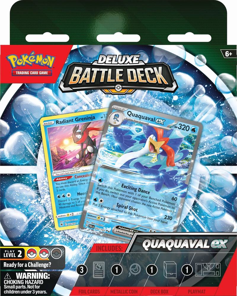quaquaval ex pokemon card value Pokemon TCG: Ex Deluxe Battle Deck (Quaquaval EX)