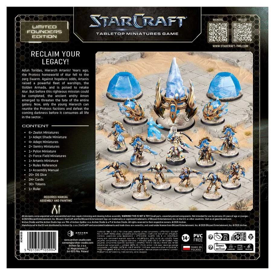 StarCraft Tabletop Miniatures Game: Starter Set - Founders Edition