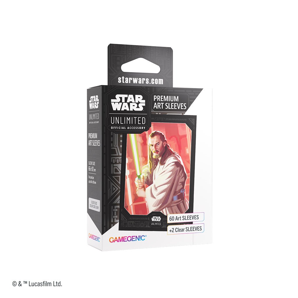 Qui - Gon Jinn Premium Art Sleeve - Star Wars: Unlimited - The Fourth Place