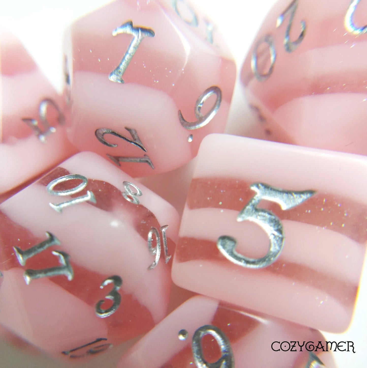 Rose Candies - 7-Dice Set