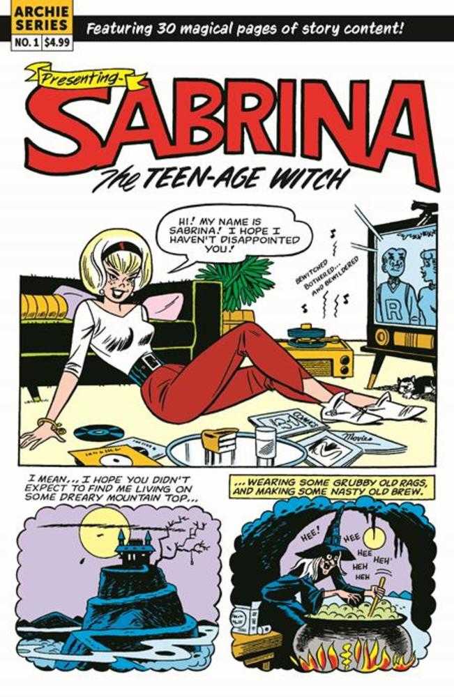 Sabrina The Teenage Witch Magic Unleashed (One Shot) Cover B Dan Decarlo Retro Art Variant - The Fourth Place