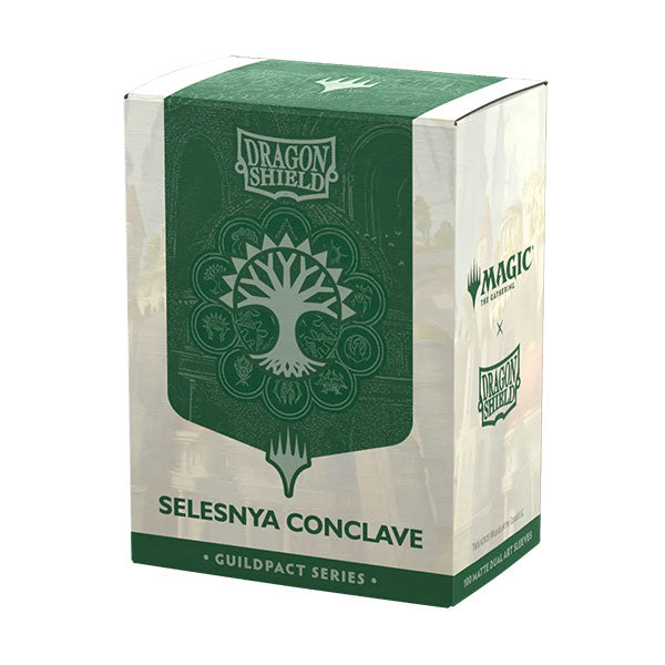 Dragon Shield Sleeves: Dual Matte 'Guildpact Series- 'Selesnya Conclave' (100 ct.)