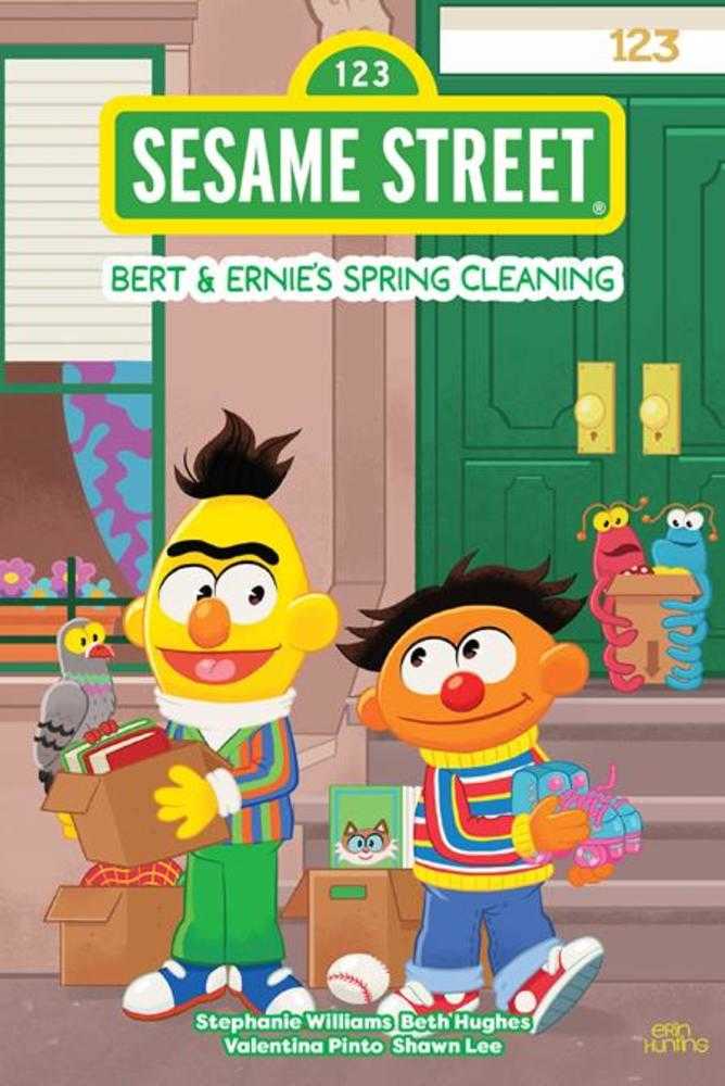 Sesame Street Bert & Ernies Spring Cleaning Hardcover - The Fourth Place