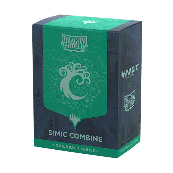 Dragon Shield Sleeves: Dual Matte 'Guildpact Series- 'Simic Combine' (100 ct.)