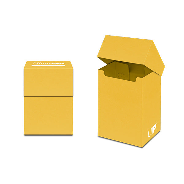 Ultra PRO Solid Color DECK BOX - Yellow