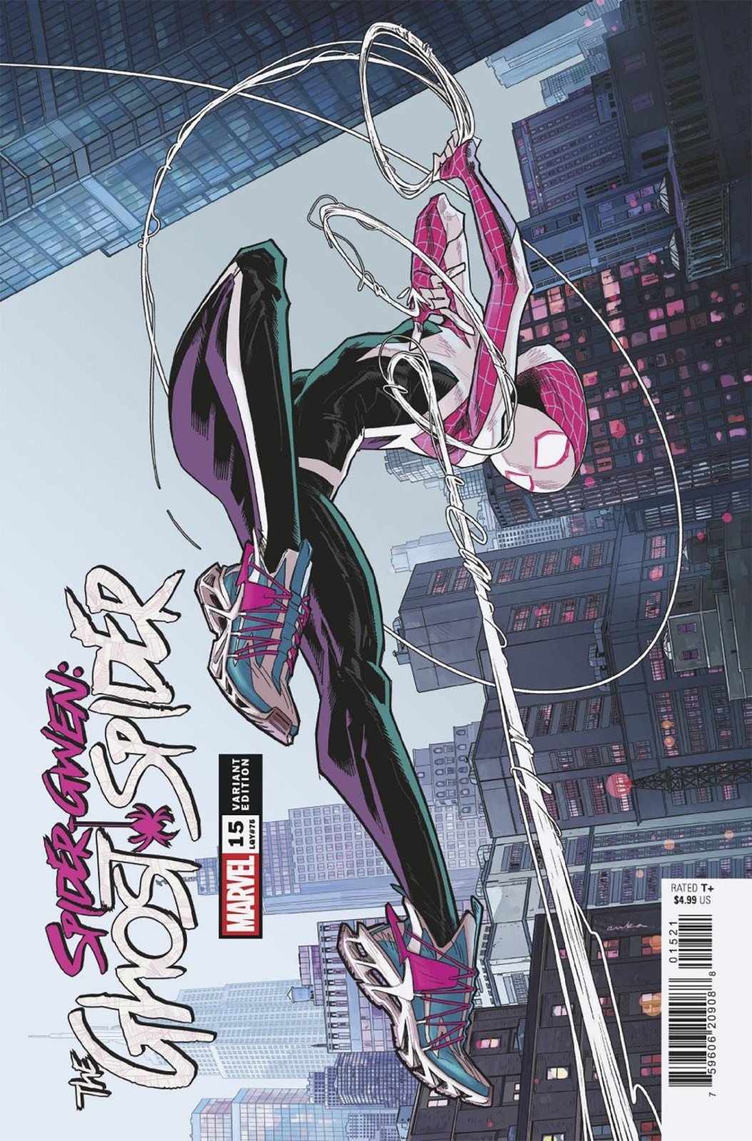 Spider - Gwen: The Ghost - Spider 15 Kris Anka Variant - The Fourth Place