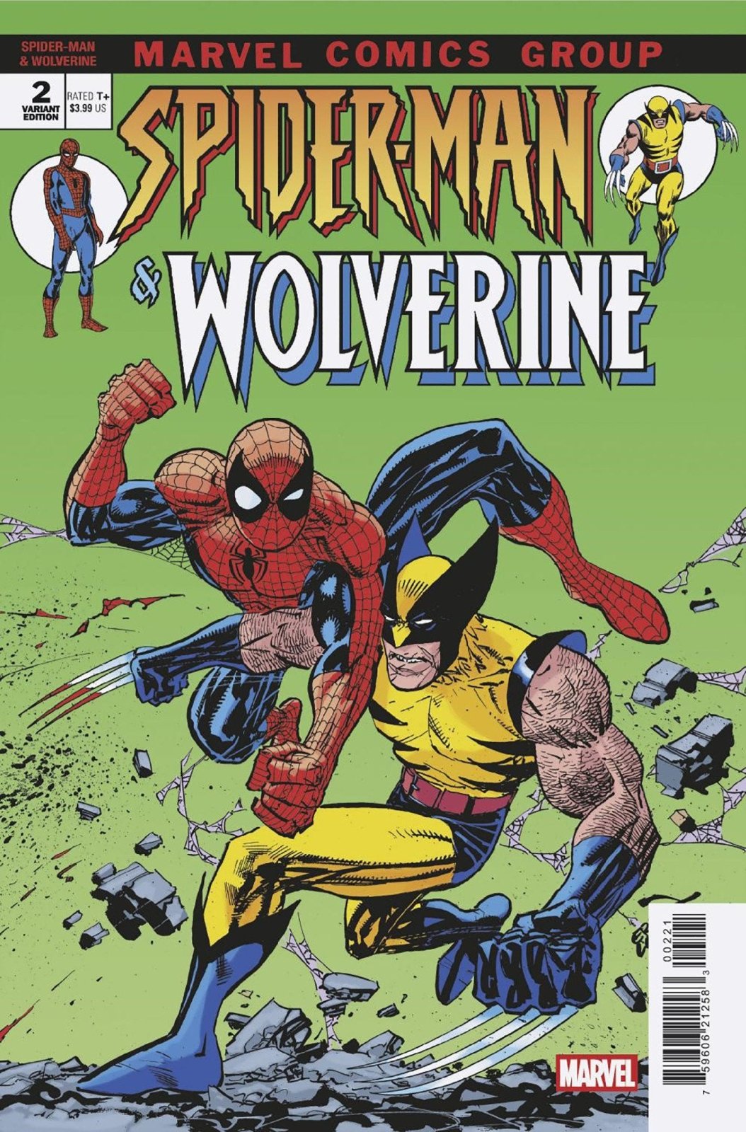 Spider - Man & Wolverine 2 Erik Larsen Variant - The Fourth Place