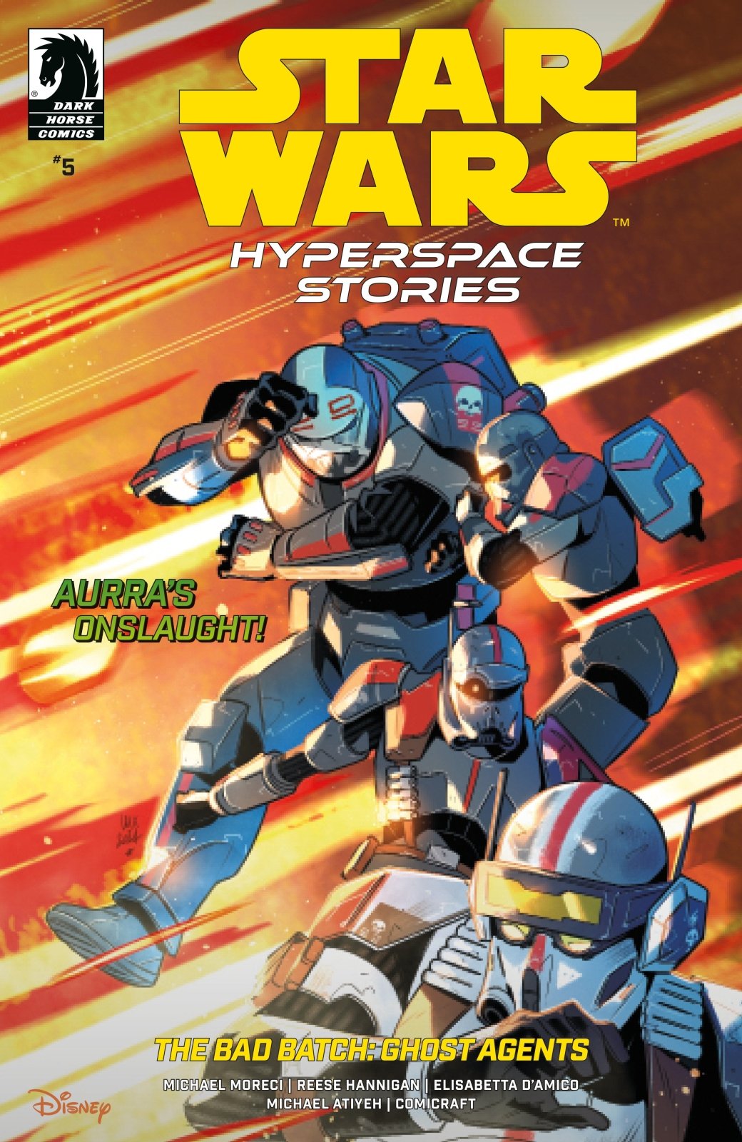 Star Wars: Hyperspace Stories: The Bad Batch - Ghost Agents 5 (Cover A) (Valeria Favoccia) - The Fourth Place