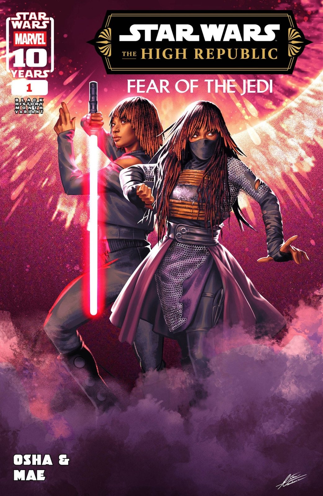 Star Wars: The High Republic - Fear Of The Jedi #1 Mateus Manhanini Black History Month Variant - The Fourth Place