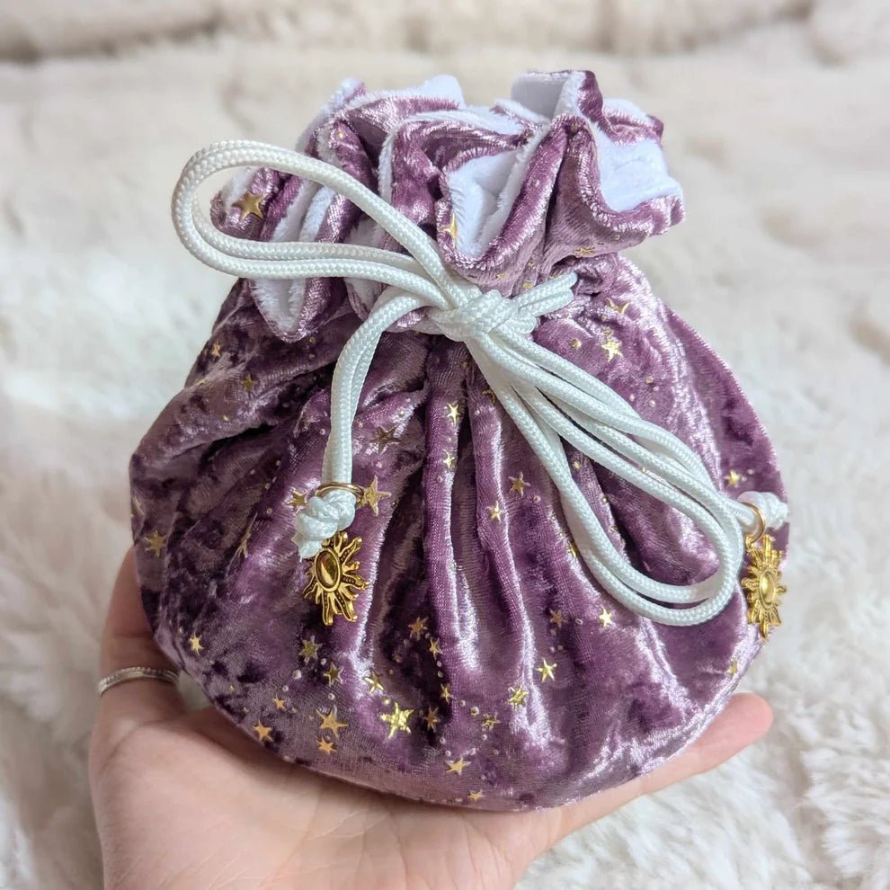 Starry Mauve Dice Bag - The Fourth Place