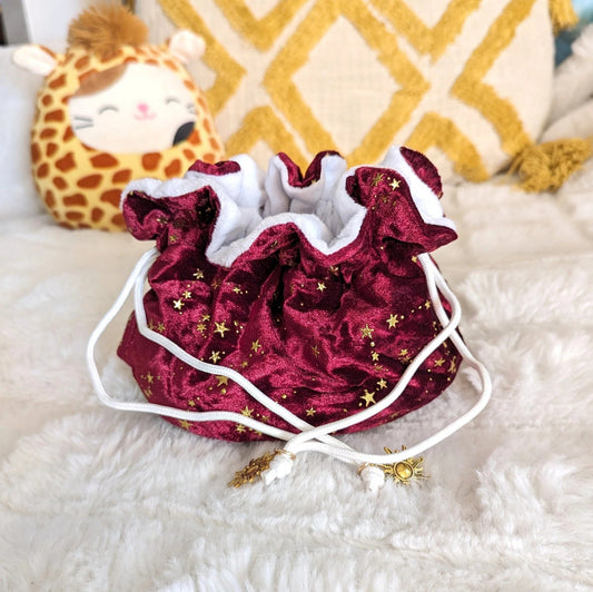 Starry Red Dice Bag - The Fourth Place