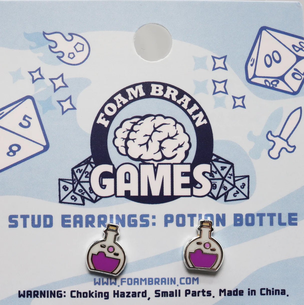 Stud Earring: Potion Bottle - The Fourth Place