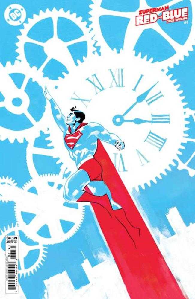 Superman Red & Blue 2025 Special 1 (One Shot) Cover B Michael Walsh Card Stock Variant - The Fourth Place