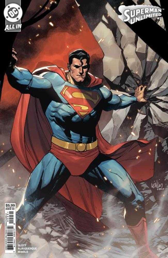 Superman Unlimited 2 Cover B Leinil Francis Yu Card Stock Variant - The Fourth Place