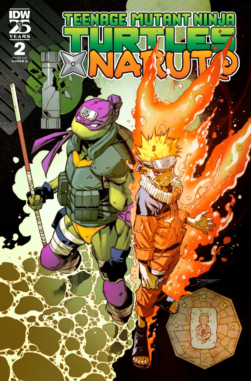 Teenage Mutant Ninja Turtles X Naruto #2 Cover A (JiméNez) - The Fourth Place