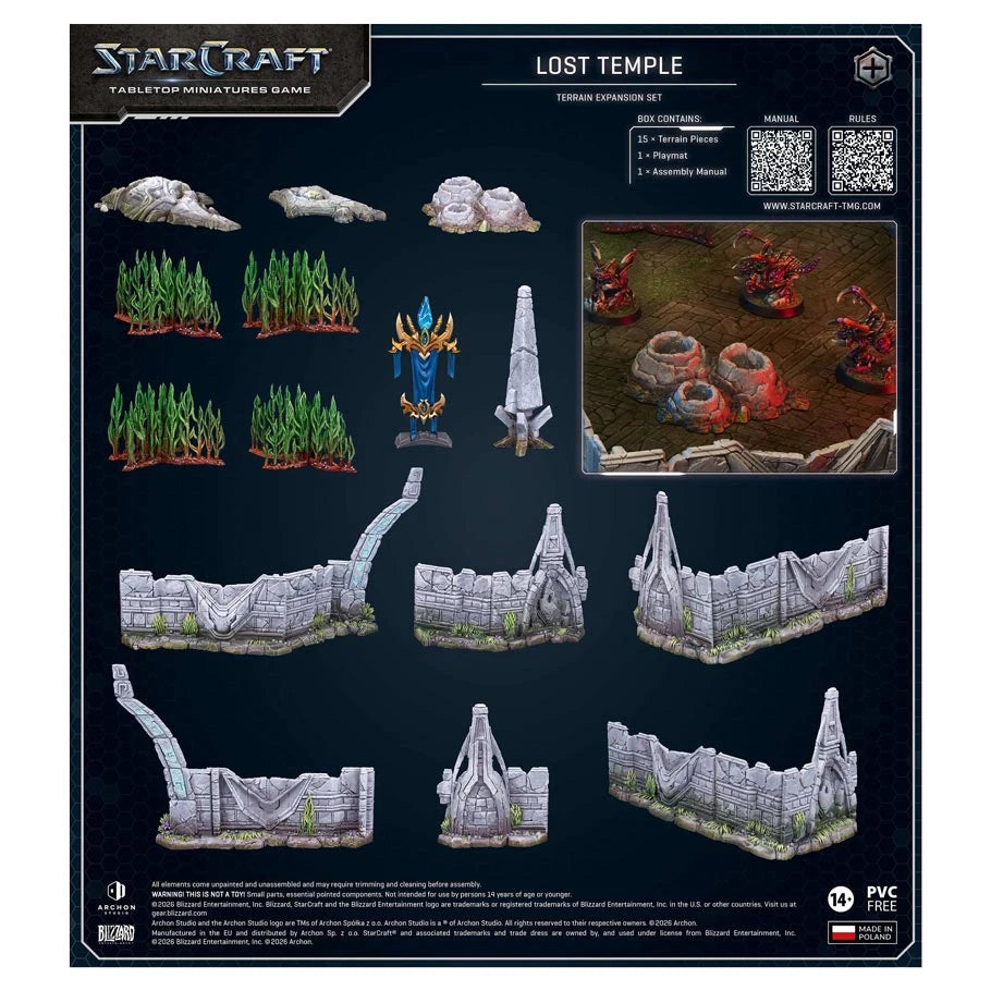 StarCraft Tabletop Miniatures Game: Terrain - Lost Temple Expansion Set