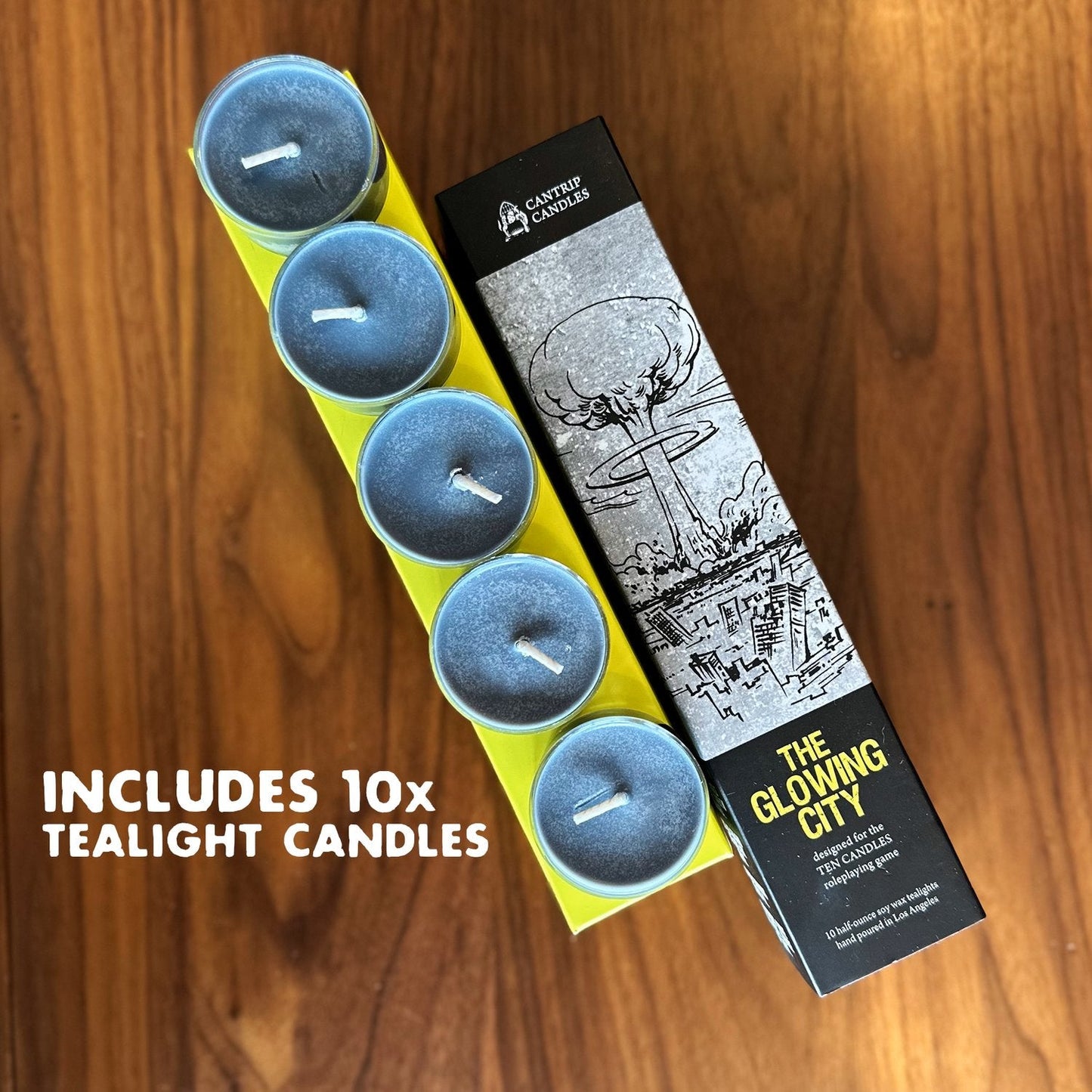 Ten Candles Tealights: The Glowing City - The Fourth Place