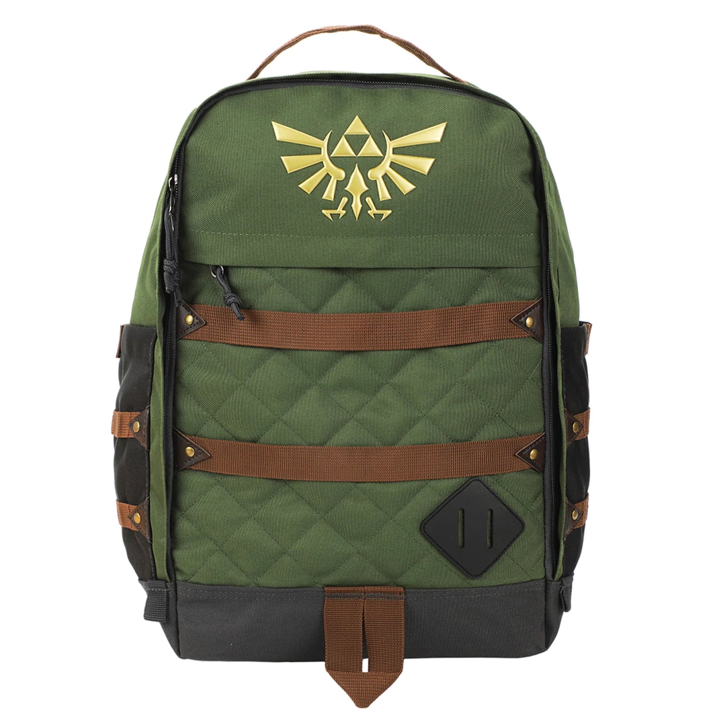 THE LEGEND OF ZELDA HYRULE CREST 17" GREEN ADULT BACKPACK - The Fourth Place