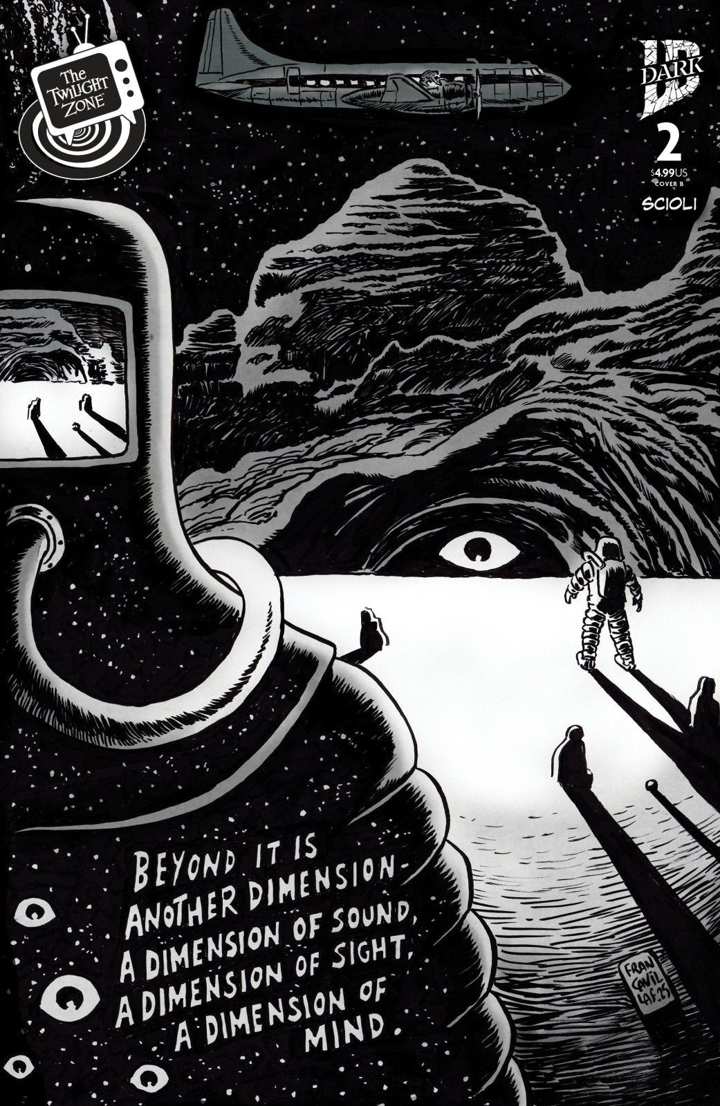 The Twilight Zone 2 Variant B (Francavilla Connecting Cover) - The Fourth Place