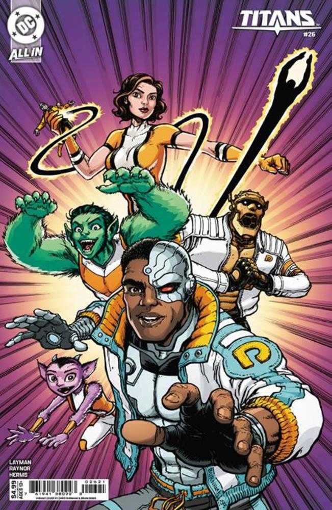 Titans 26 Cover B Chris Burnham Card Stock Variant - The Fourth Place