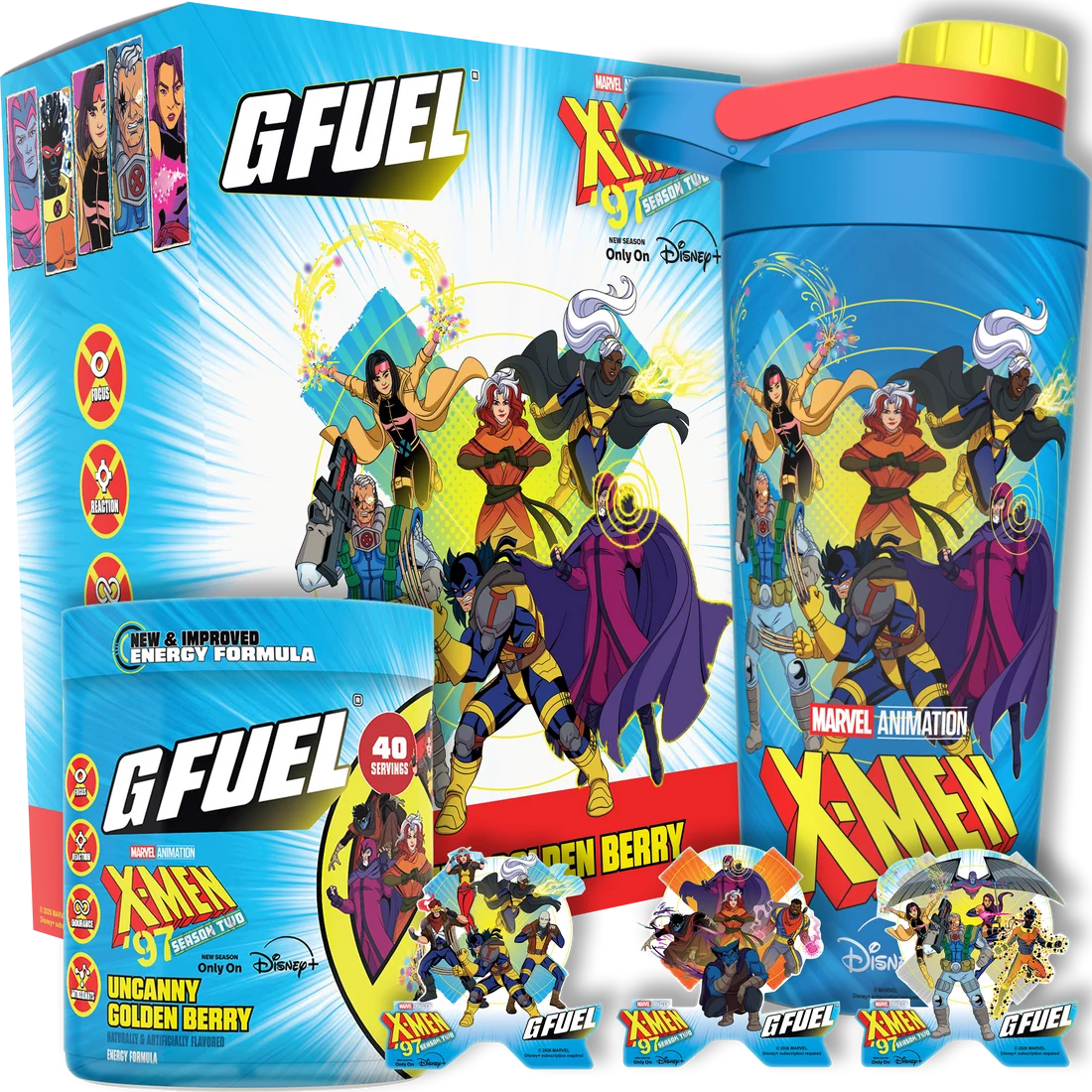Uncanny Golden Berry Collector's Box - X-Men '97 (G-Fuel)