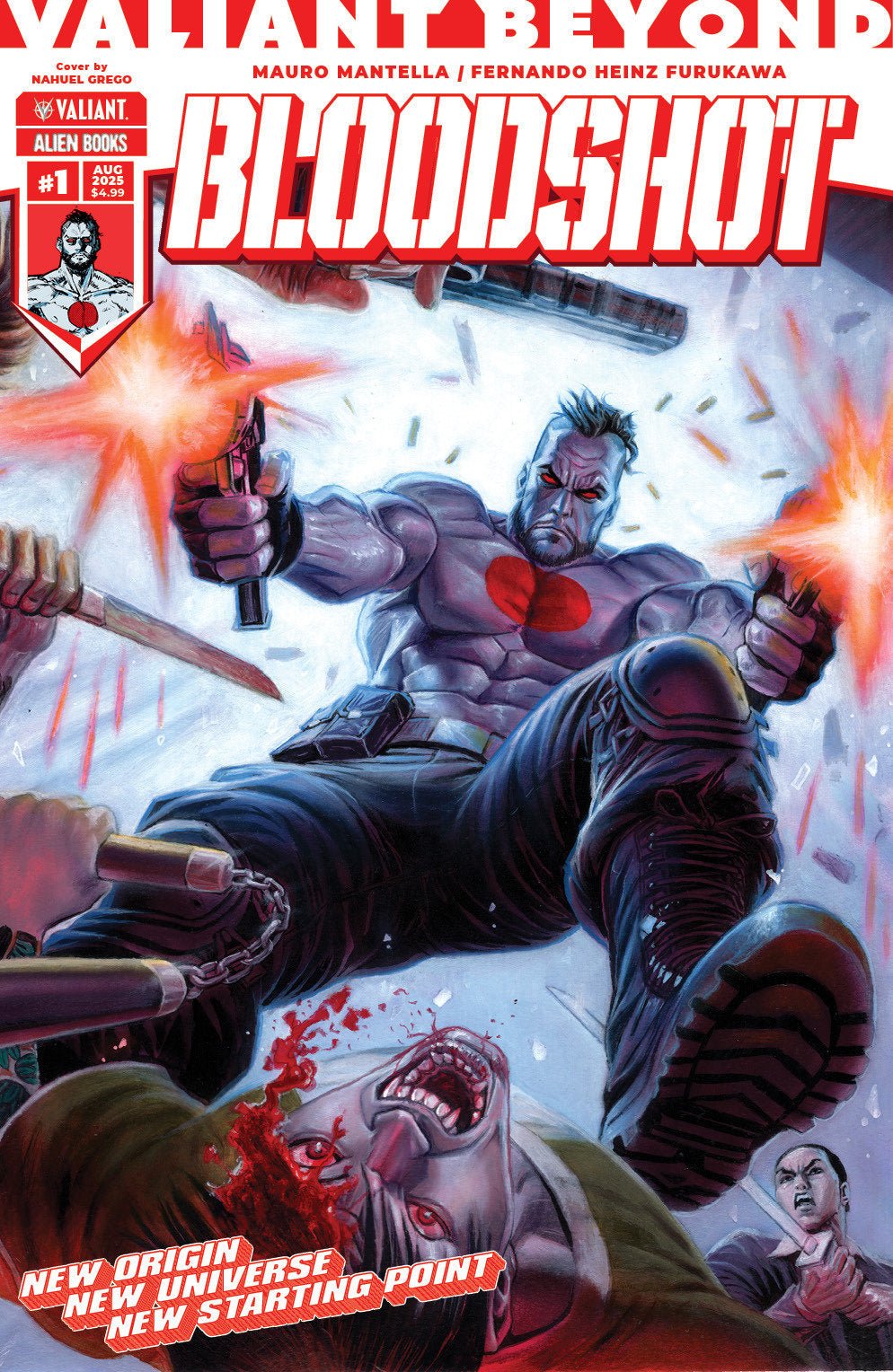 Valiant Beyond: Bloodshot 1 Variant B (Grego Wraparound Variant) - The Fourth Place