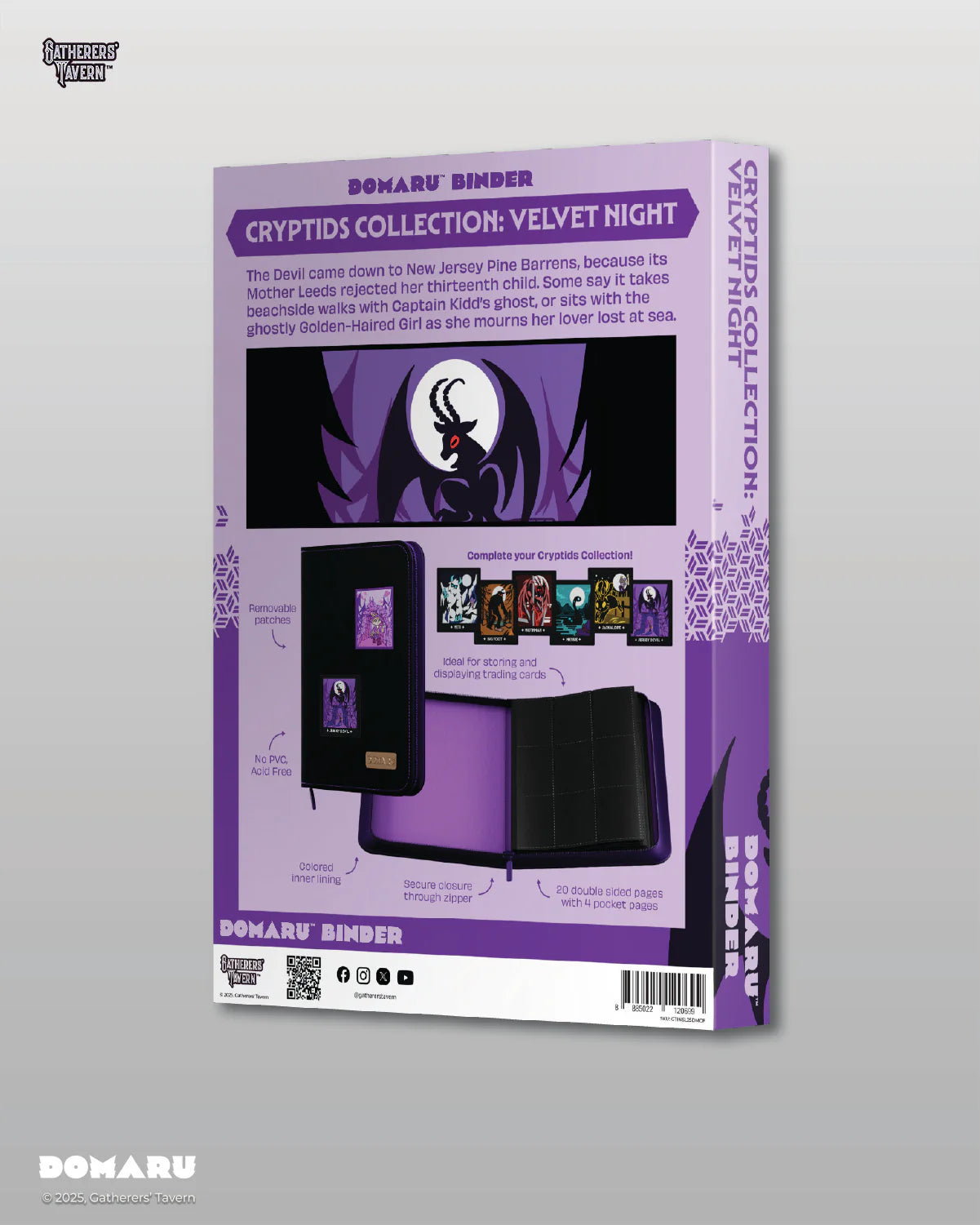 DOMARU Deco Patch Binder- Velvet Night