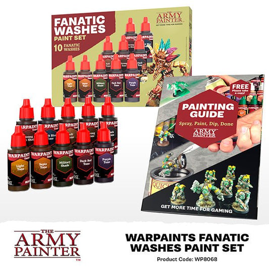 Warpaint: Fanatic Washes Paint Set (10 washes) - The Fourth Place