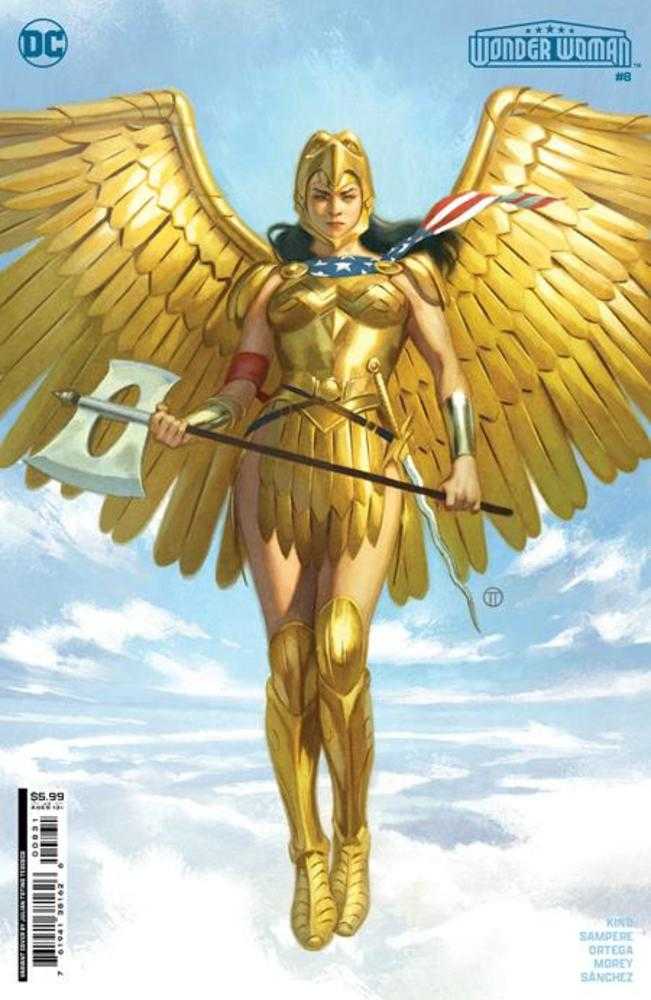 Wonder Woman #8 Cover B Julian Totino Tedesco Card Stock Variant - The Fourth Place
