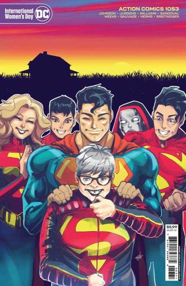 Action Comics #1053 Cover G Eleonora Carlini International Womens Day Card Stock Variant - The Fourth Place