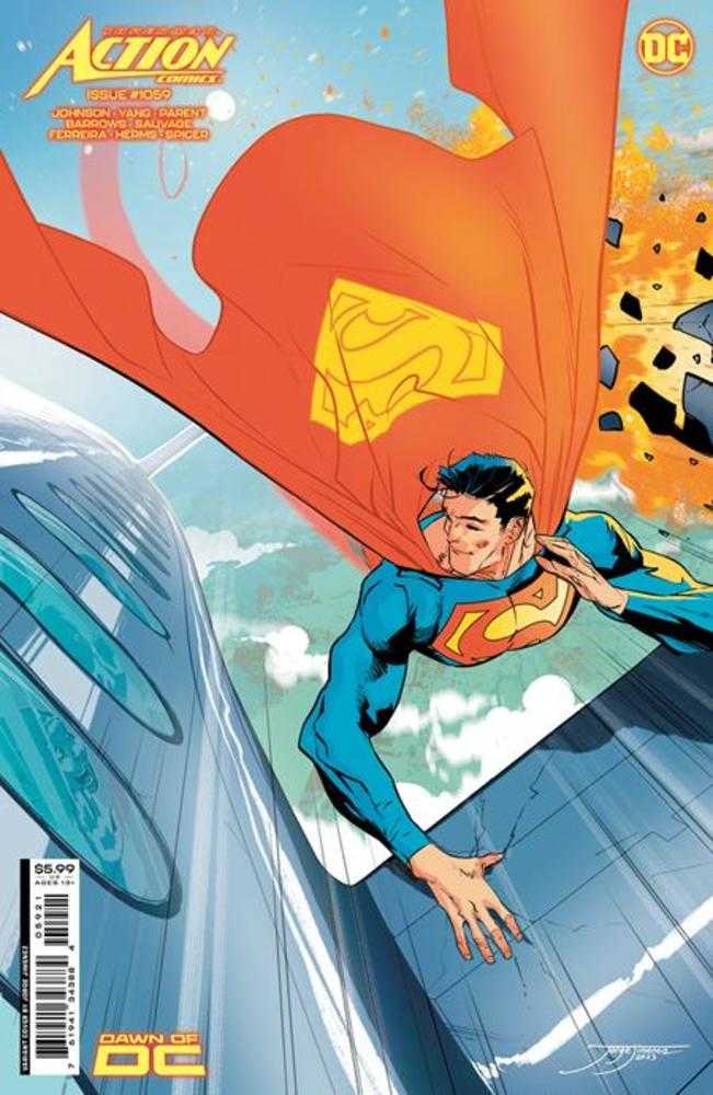 Action Comics #1059 Cover B Jorge Jimenez Card Stock Variant - The Fourth Place