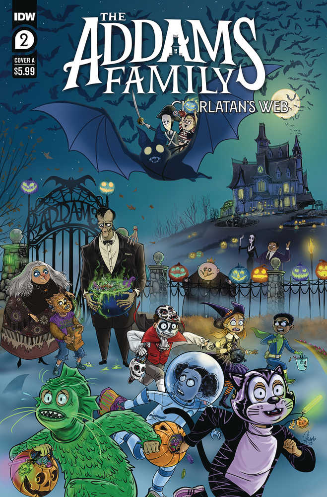 Addams Family Charlatans Web #2 Cover A Flores - The Fourth Place