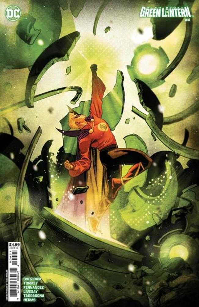 Alan Scott The Green Lantern #4 (Of 6) Cover B Nick Robles Card Stock Variant - The Fourth Place