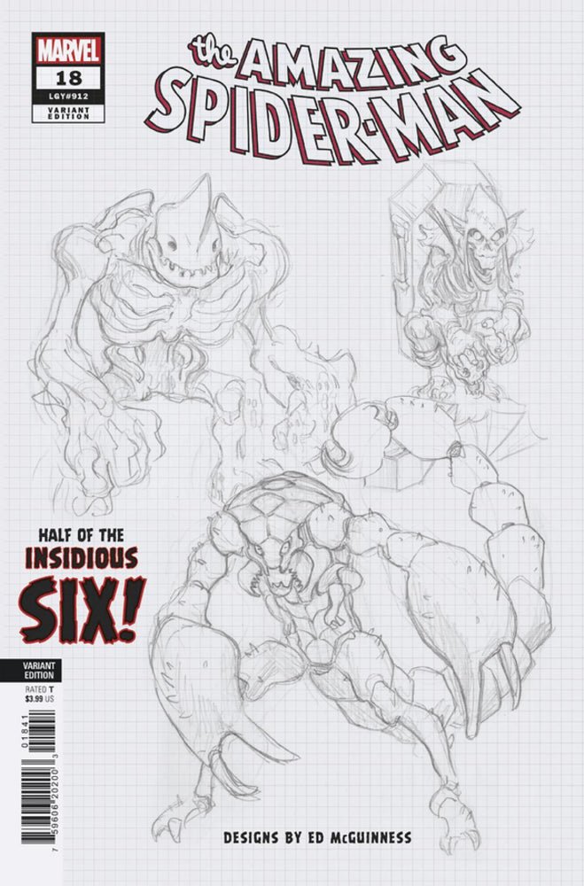 Amazing Spider-Man #18 Mcguinness Design Variant - The Fourth Place