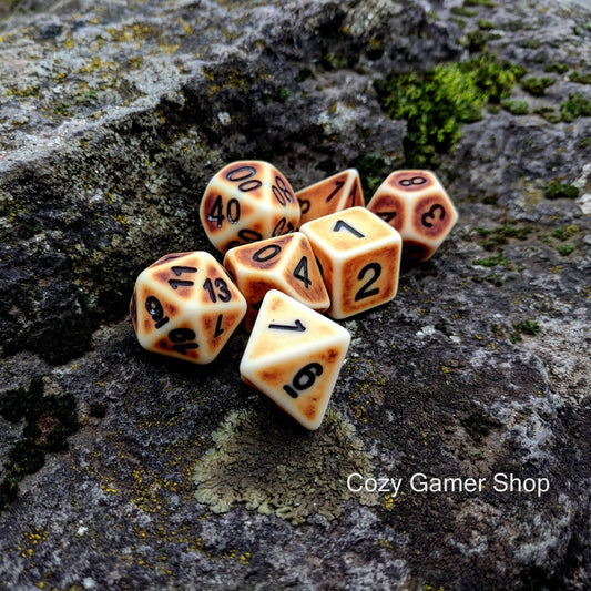 Ancient Bones - 7 Dice Set - The Fourth Place