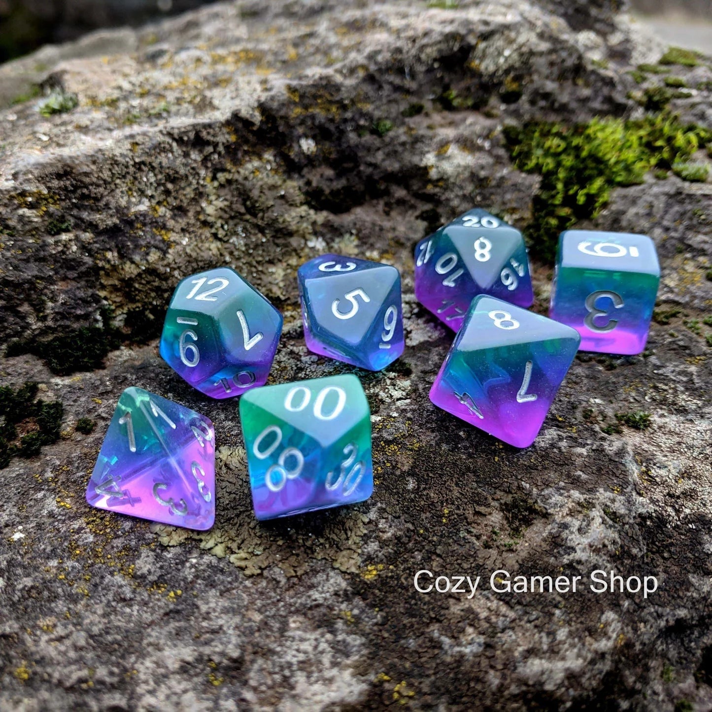 Aurora Dice (7 Piece Set) - The Fourth Place