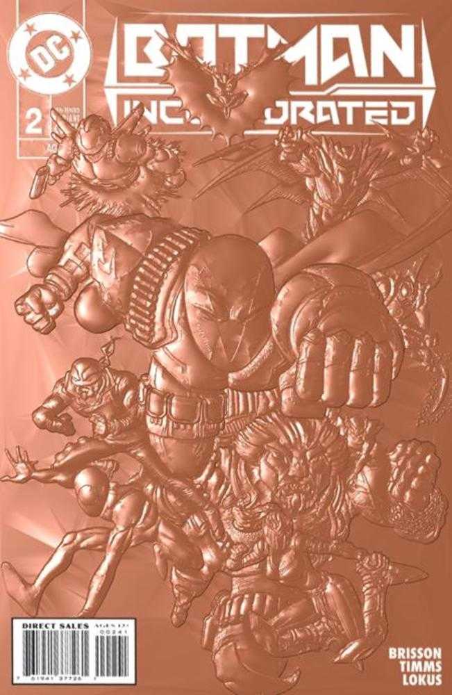 Batman Incorporated #2 Cover C Chris Burnham 90s Cover Month Foil Multi-Level Embossed Card Stock Variant Allocations May Occur - The Fourth Place