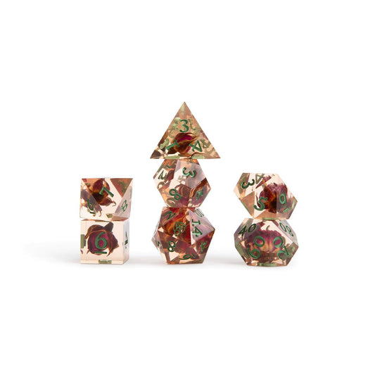 Bells Hells Dice Set: Fearne Calloway (Green/Rose) - The Fourth Place