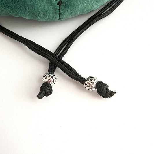 Druid multi-pocket large dice bag (green/black) - The Fourth Place